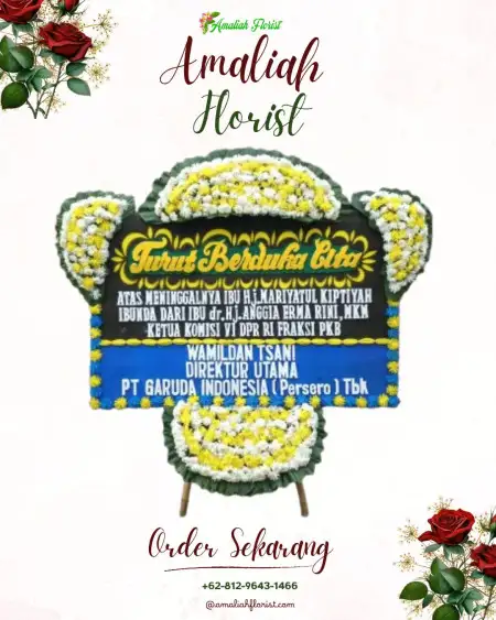 Papan Bunga Duka Warkar